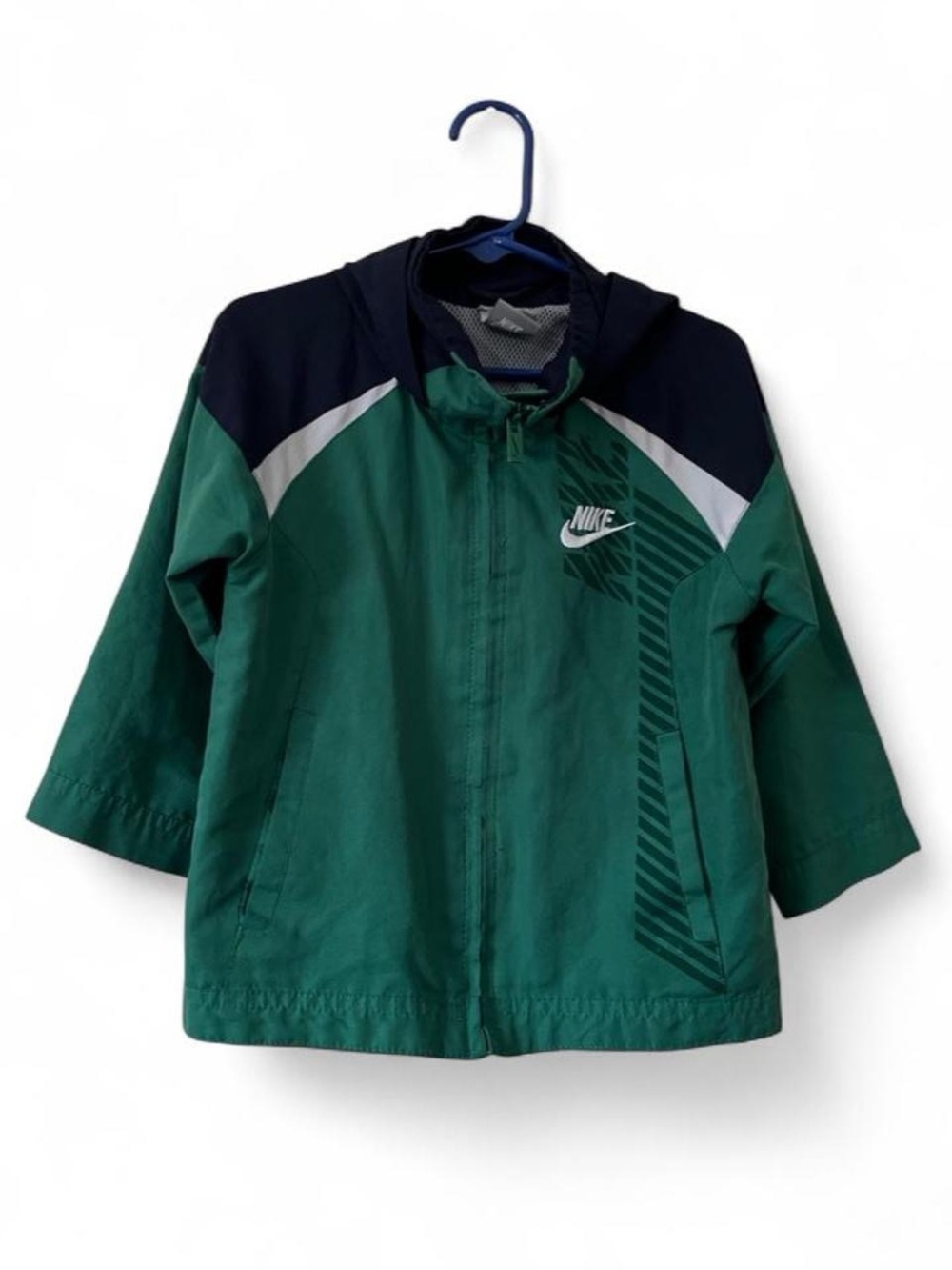 Toddler Boy 3T Nike Windbreaker Lightweight Zip Up Jacket with Hood